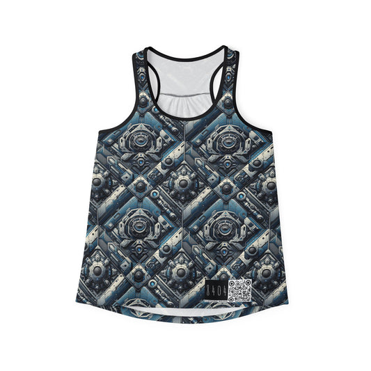 Tech Utility Fusion Tech-Forward Utility With a Futuristic Edge Women's Tank Top - 8404 Design-43