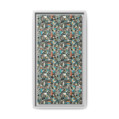 Digital Street Art Urban Street Style Matte Canvas, Framed (multi-color) - 8404 Design-81 B