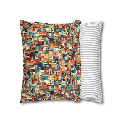 Digital Artistic Expression Artistic Streetwear Spun Polyester Square Pillowcase - 8404 Design-46