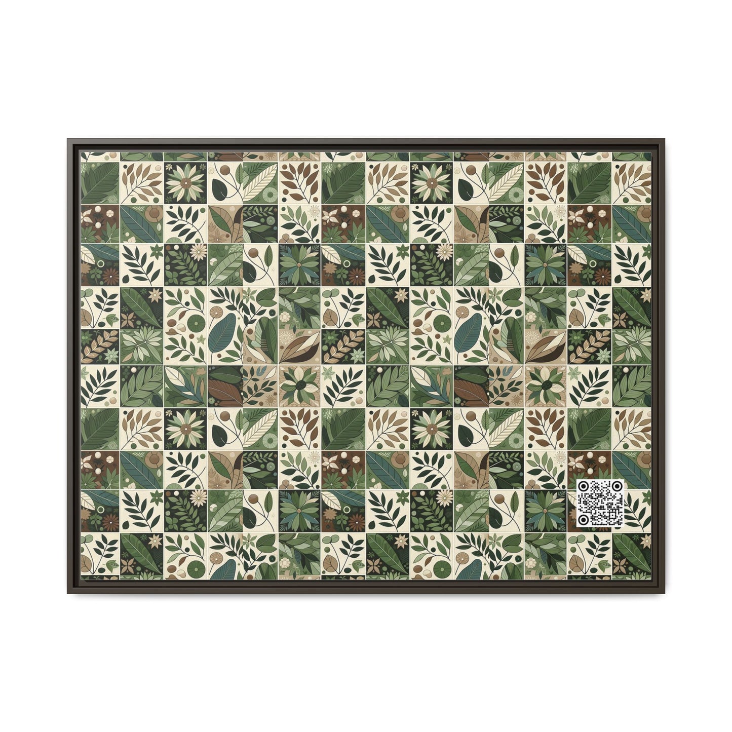 Streetwear Sustainability Environmentally Conscious Streetwear with a Natural Aesthetic Matte Canvas, Framed (multi-color) - 8404 Design-57 A