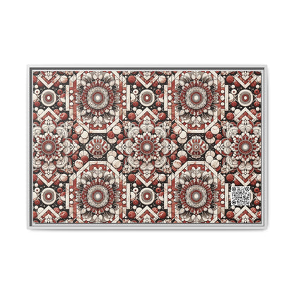 Neo Jomon Sculptural Aesthetics Artisanal Streetwear Matte Canvas, Framed (multi-Color) - 8404 Design-55 A