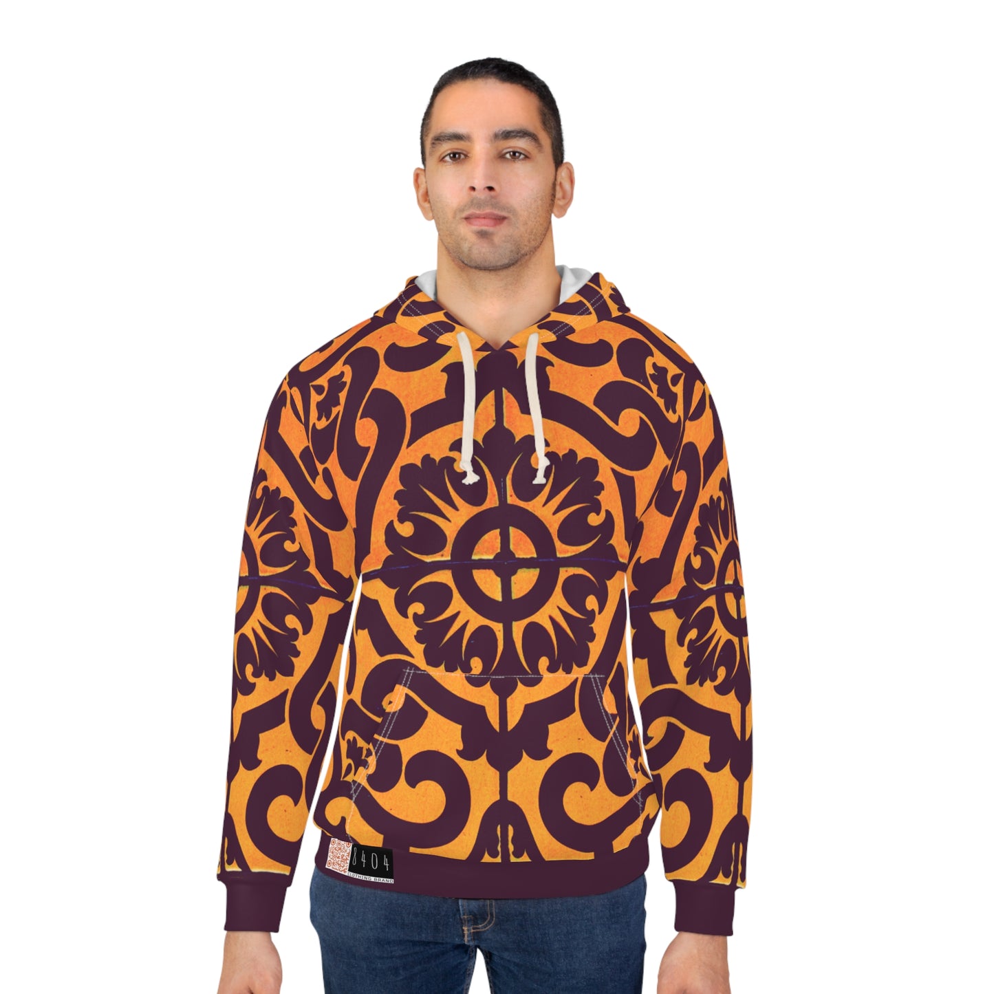 8404 Unisex Adult "roman in Bordeaux" Fashion Pullover Hoodie