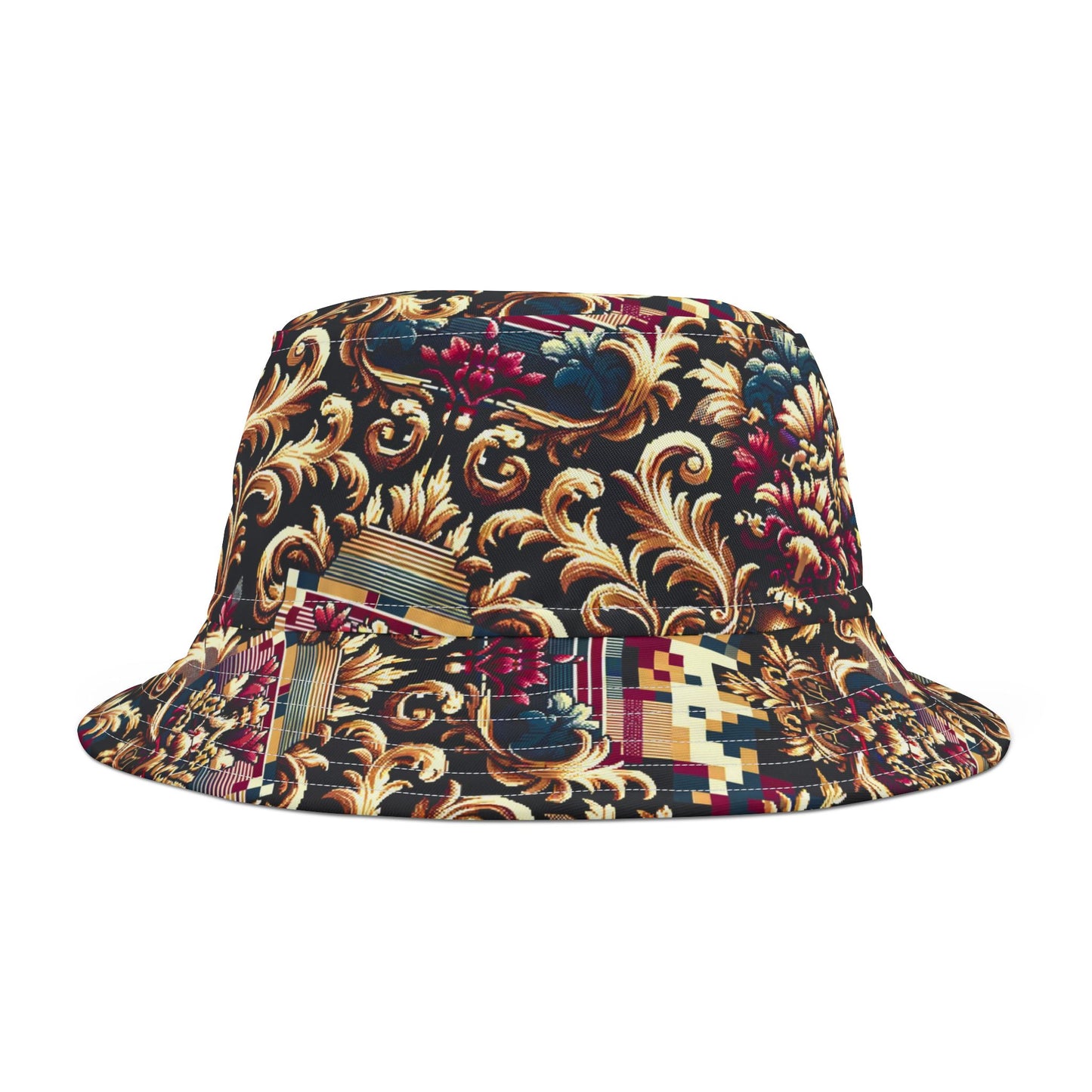 Digital Renaissance Modern Baroque Fusion Bucket Hat - 8404 Design-53