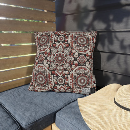 Neo Jomon Sculptural Aesthetics Artisanal Streetwear Outdoor Pillow - 8404 Design-55