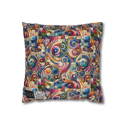 Digital Artistic Expression Artistic Streetwear Spun Polyester Square Pillowcase - 8404 Design-49