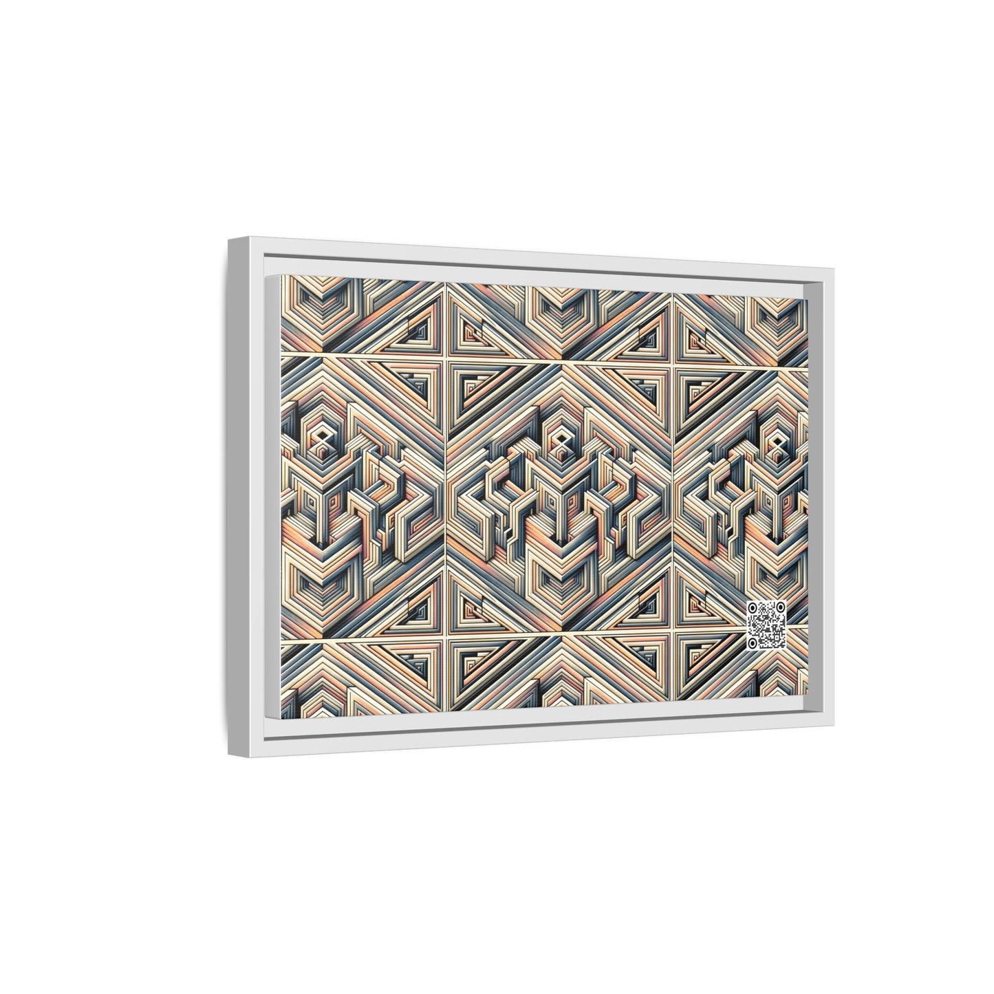 Tech Illusion Graphics Futuristic Artistry Matte Canvas, Framed (multi-color) - 8404 Design-52 B