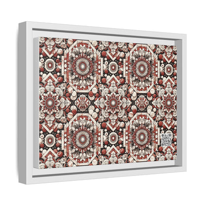 Neo Jomon Sculptural Aesthetics Artisanal Streetwear Matte Canvas, Framed (multi-Color) - 8404 Design-55 A