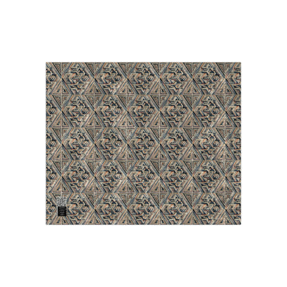 Tech Illusion Graphics Futuristic Artistry Crushed Velvet Blanket - 8404 Design-52