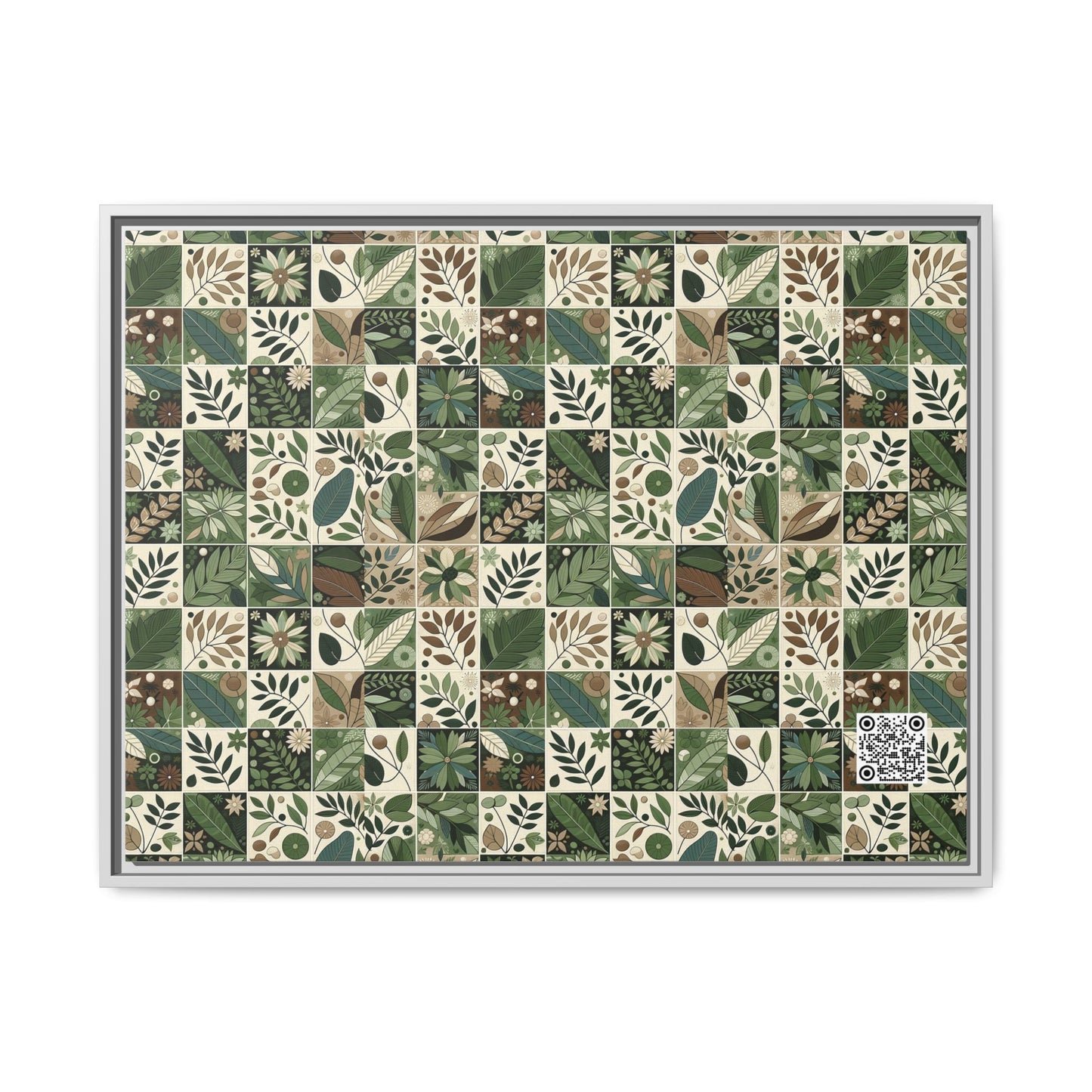 Streetwear Sustainability Environmentally Conscious Streetwear with a Natural Aesthetic Matte Canvas, Framed (multi-color) - 8404 Design-57 A