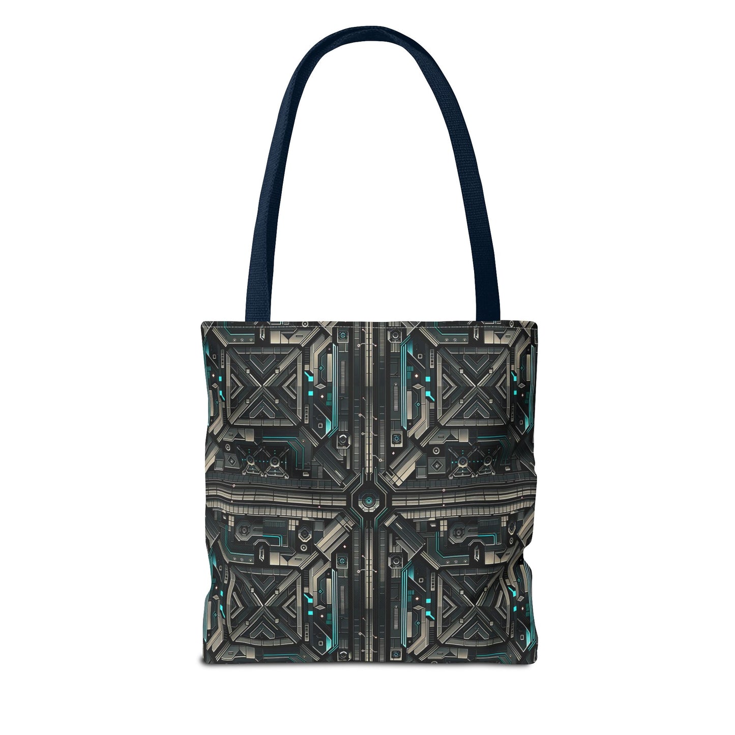 Tech Noir Futuristic Tech Aesthetic with a Dark Twist Tote Bag - 8404 Design-59