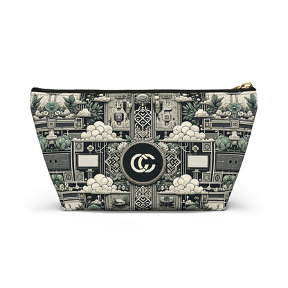 Cyber Garden Party Tech Garden Extravaganza Accessory Pouch W T-Bottom - 8404 Design-54