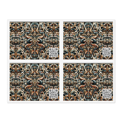 Urban Renaissance Historical Fusion With Street Edge Sticker Sheets - 8404 Design-59
