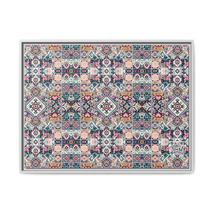 Matte Canvas, Framed (multi-Color) - 8404 Design-01