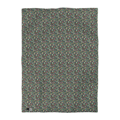 Skate Culture Revival Urban Retro Cool Microfiber Duvet Cover - 8404 Design-61