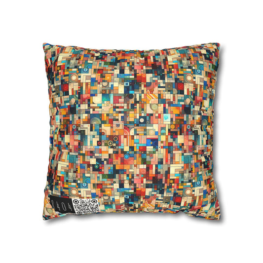 Digital Artistic Expression Artistic Streetwear Faux Suede Square Pillowcase - 8404 Design-46