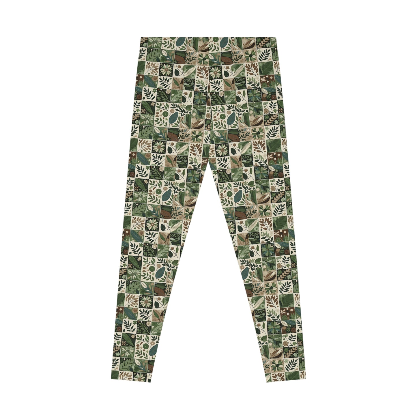 Streetwear Sustainability Environmentally Conscious Streetwear with a Natural Aesthetic Stretch Leggings - 8404 Design-57