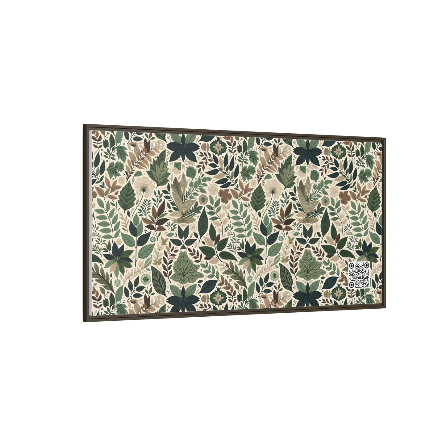 Streetwear Sustainability Environmentally Conscious Streetwear with a Natural Aesthetic Matte Canvas, Framed (multi-color) - 8404 Design-57 B