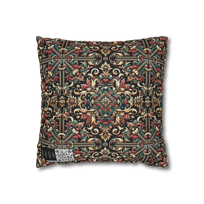 Streetwear Renaissance Artistic Clash of Old and New Spun Polyester Square Pillowcase - 8404 Design-46