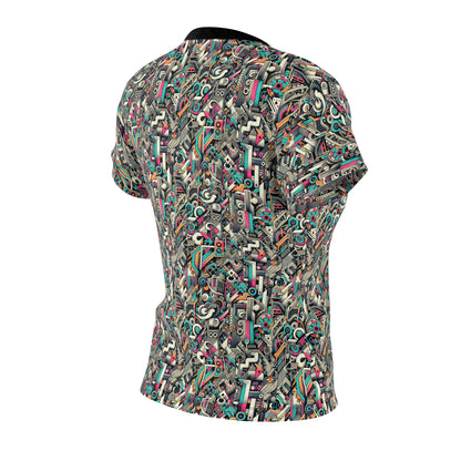 Digital Street Art Urban Street Style Women's Cut & Sew Tee - 8404 Design-74