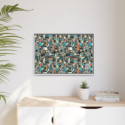 Digital Street Art Urban Street Style Matte Canvas, Framed (multi-color) - 8404 Design-81 A