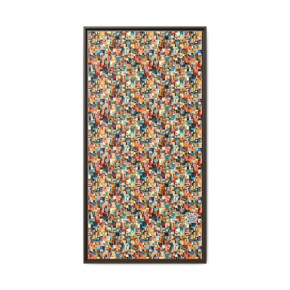 Digital Artistic Expression Artistic Streetwear Matte Canvas, Framed (multi-Color) - 8404 Design-46 B