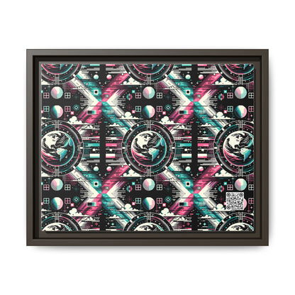 Digital Artistry Digital-native Streetwear Matte Canvas, Framed (multi-color) - 8404 Design-62 A