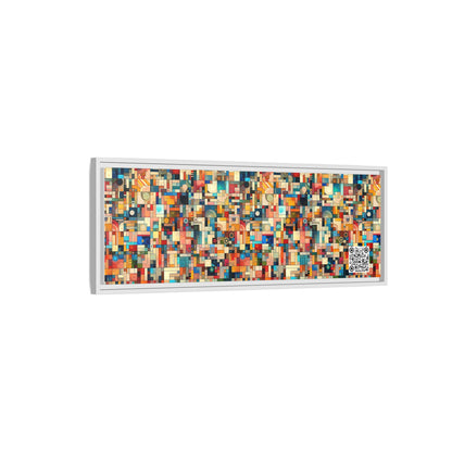 Digital Artistic Expression Artistic Streetwear Matte Canvas, Framed (multi-Color) - 8404 Design-46 B