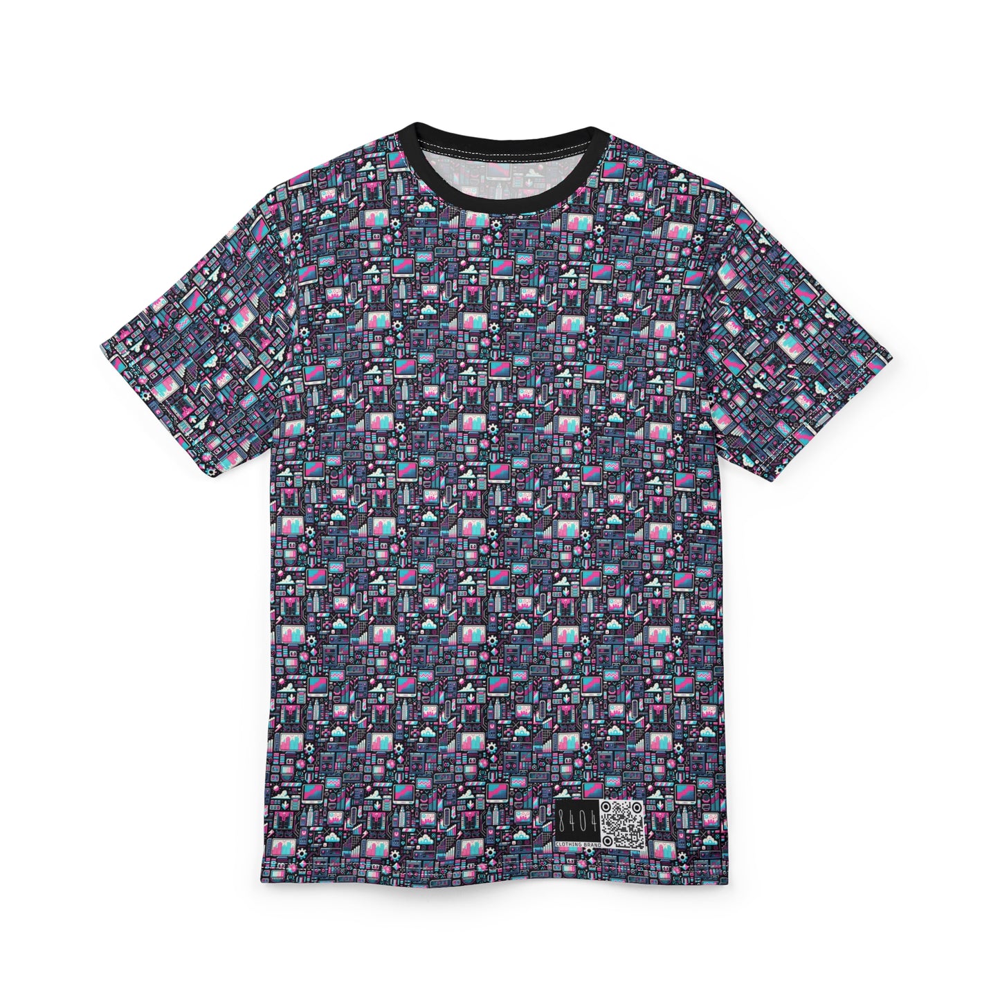 Digital Rebellion Youthful Streetwear with a Rebellious Digital Twist Unisex Cut & Sew Tee - 8404 Design-71