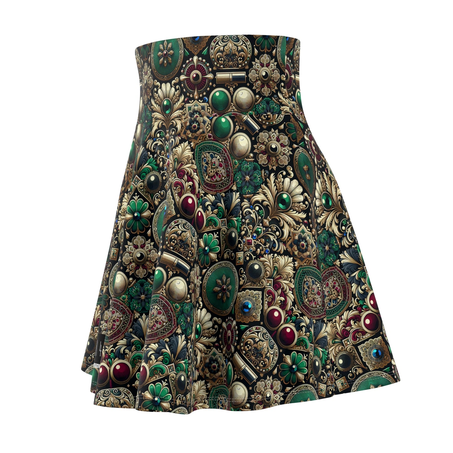 Neo-Dandyism Modern Dandy Streetwear Women's Skater Skirt - 8404 Design-54