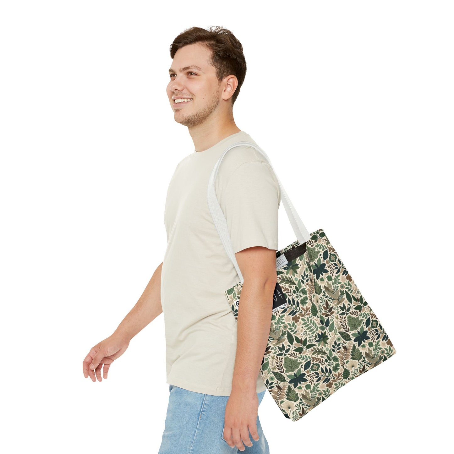 Streetwear Sustainability Environmentally Conscious Streetwear with a Natural Aesthetic Tote Bag - 8404 Design-57