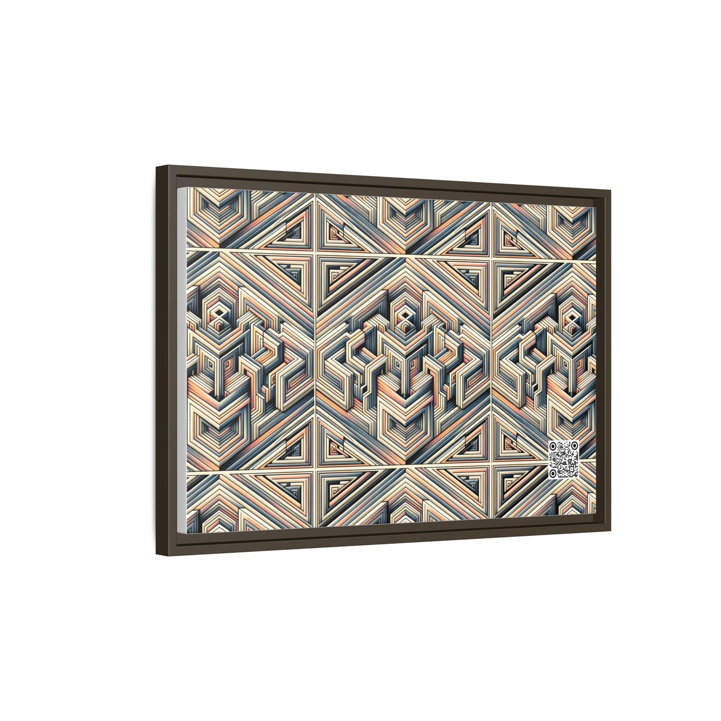 Tech Illusion Graphics Futuristic Artistry Matte Canvas, Framed (multi-color) - 8404 Design-52 B