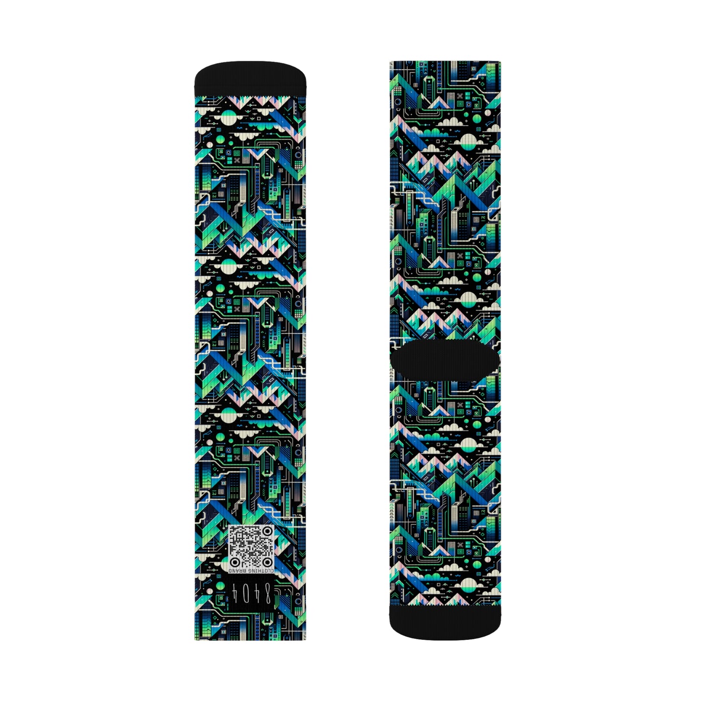 Digital Adventure Graphics Digital Explorer Sublimation Socks - 8404 Design-55