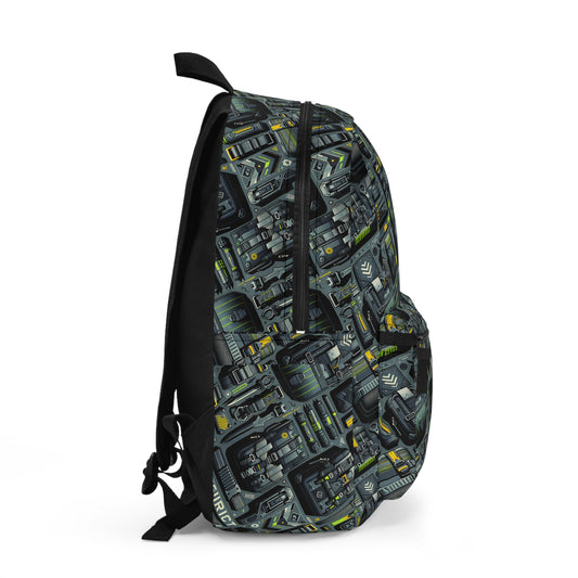 Tech Utility Streetwear Futuristic Tech-Forward Backpack - 8404 Design-47