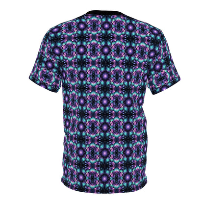Iridescent Dream Futuristic Tech Unisex Cut & Sew Tee - 8404 Design-60