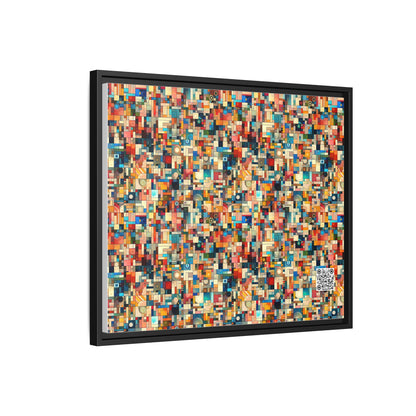 Digital Artistic Expression Artistic Streetwear Matte Canvas, Framed (multi-Color) - 8404 Design-46 B