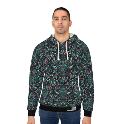 Digital Rebellion Tech-Inspired Streetwear Pullover Hoodie - 8404 Design-54