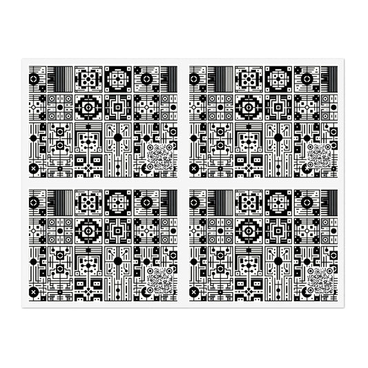 Digital Minimalism Minimalist Tech Sticker Sheets - 8404 Design-55