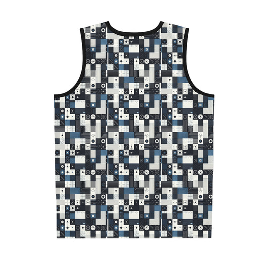 Minimalist Athleisure Minimalist Tech Basketball Jersey - 8404 Design-39