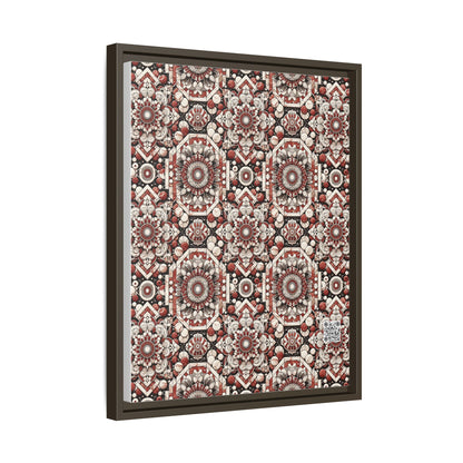 Neo Jomon Sculptural Aesthetics Artisanal Streetwear Matte Canvas, Framed (multi-Color) - 8404 Design-55 A