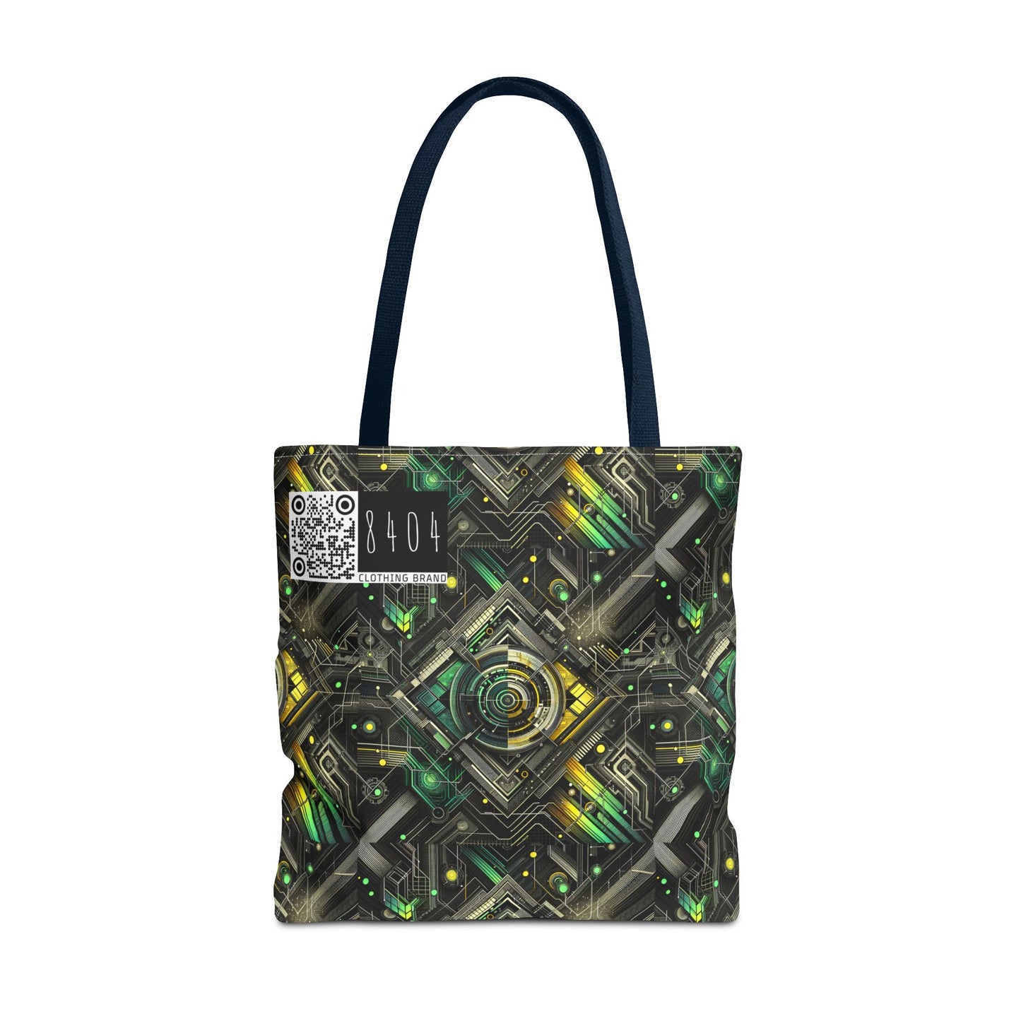 Tech Noir Graphics Tech-Inspired Streetwear Tote Bag - 8404 Design-57