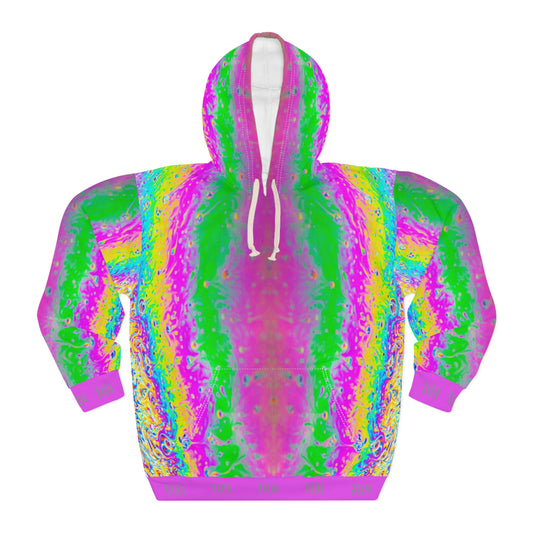 8404's Unisex Adult "Fluorescence in Magenta" Fashion Pullover Hoodie