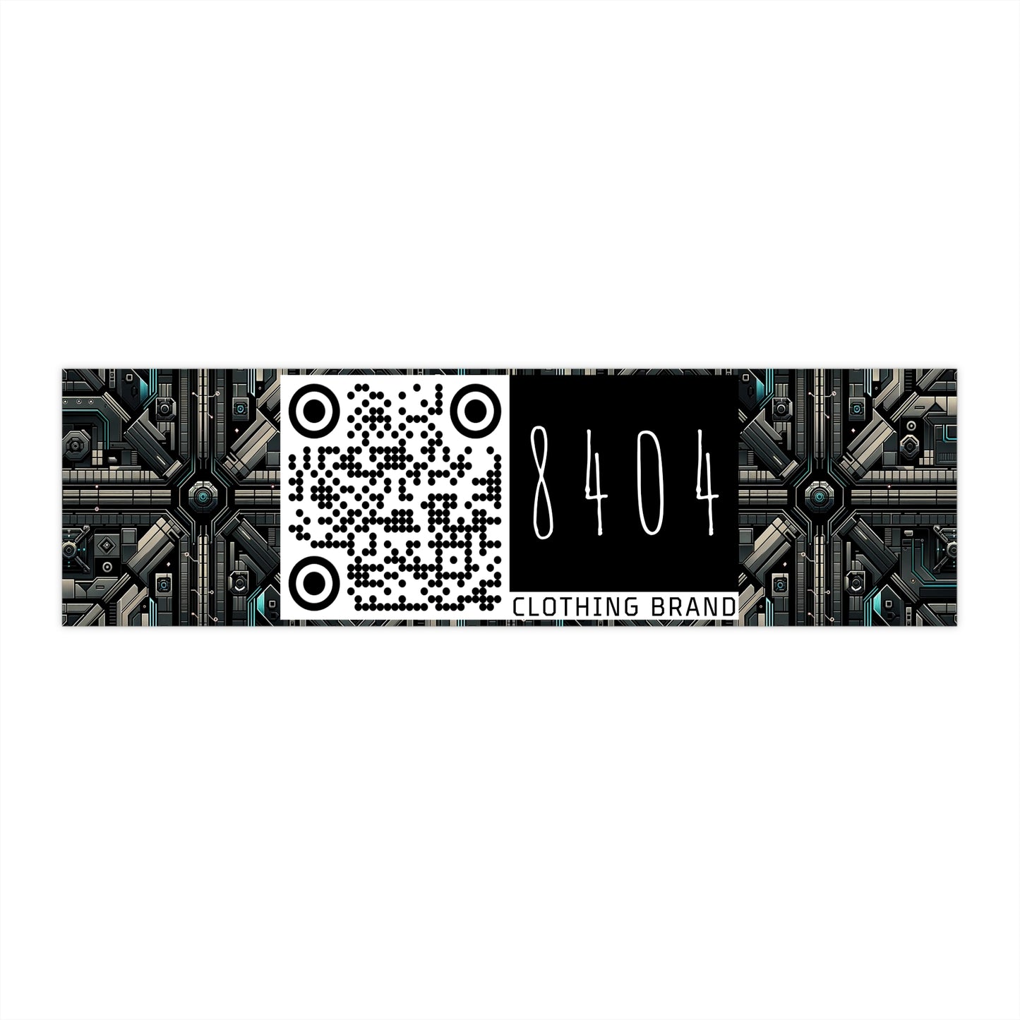 Tech Noir Futuristic Tech Aesthetic with a Dark Twist Bumper Sticker - 8404 Design-59