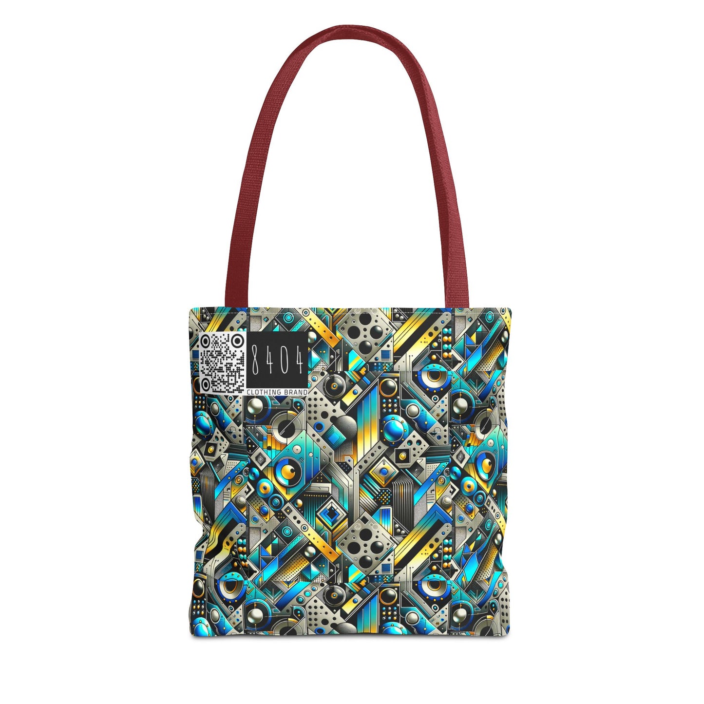 Tech Art Fusion Tech-Forward Streetwear Tote Bag - 8404 Design-50