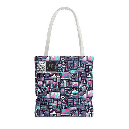 Digital Rebellion Youthful Streetwear with a Rebellious Digital Twist Tote Bag - 8404 Design-71
