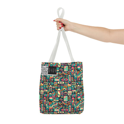 Skate Culture Revival Urban Retro Cool Tote Bag - 8404 Design-61