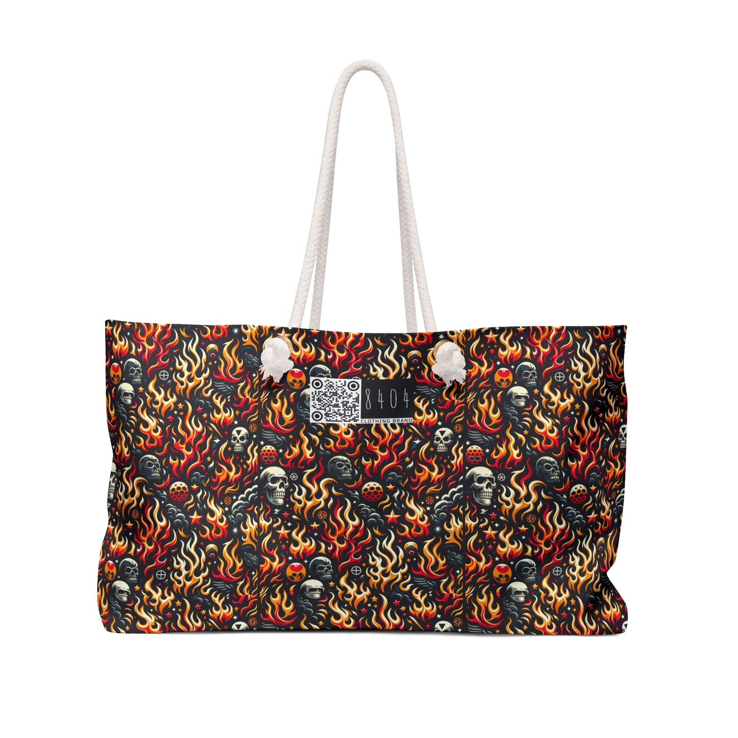 Flame Graphics Maximalist Streetwear Weekender Bag - 8404 Design-76