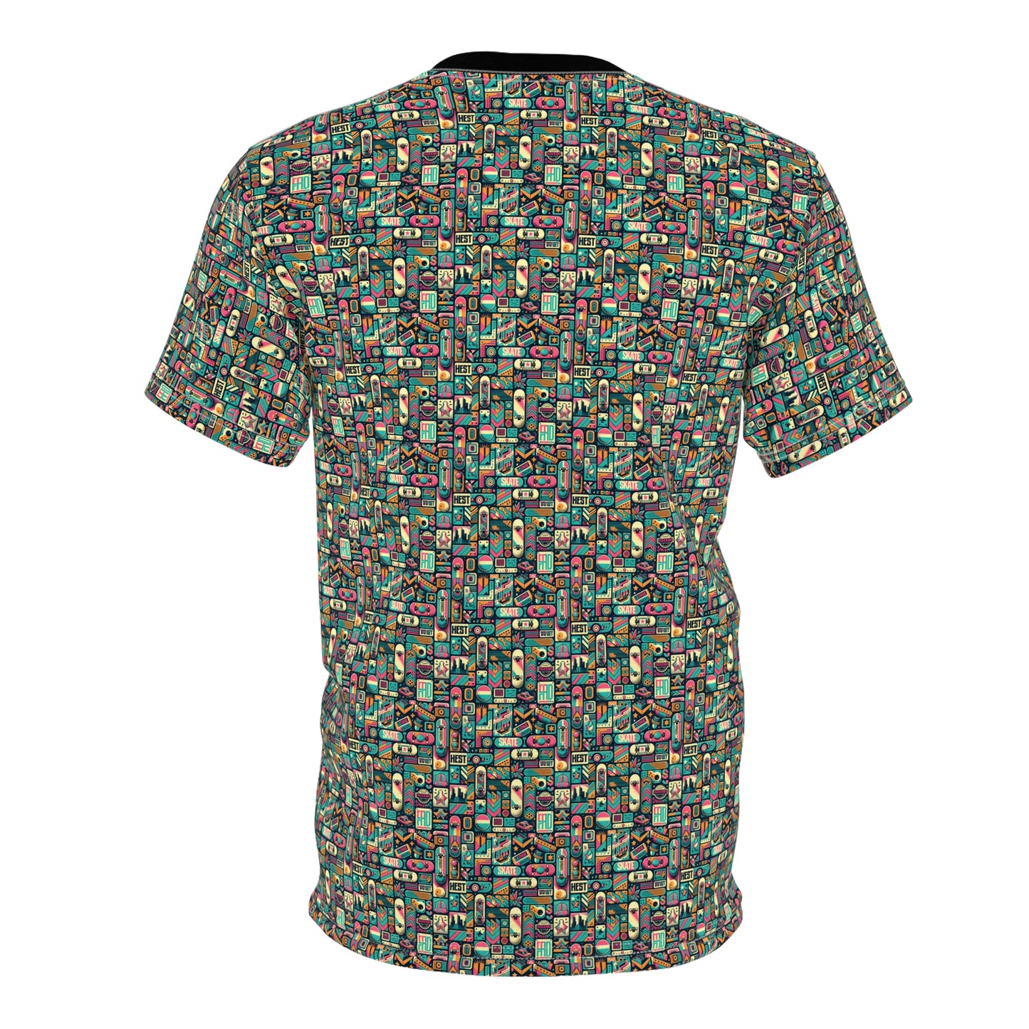 Skate Culture Revival Urban Retro Cool Unisex Cut & Sew Tee - 8404 Design-61