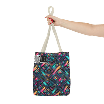 Tech-Inspired Graphics Cyberpunk Cool Tote Bag - 8404 Design-67