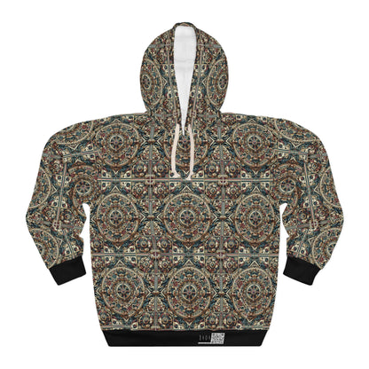 Urban Renaissance Historical Fusion With Street Edge Pullover Hoodie - 8404 Design-57