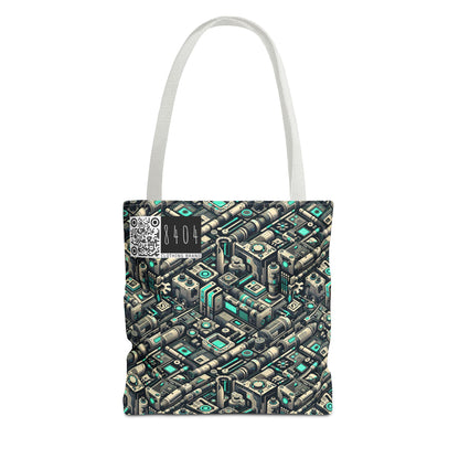 Tech Utility Fusion Modern Tech Streetwear Tote Bag - 8404 Design-49